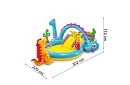 Teren de joacă acvatic 302 × 229 × 112 cm – Dinoland I57135NP