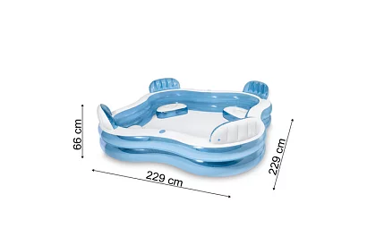 Piscină gonflabilă 882 litri – 229 × 229 × 66 cm I56475NP