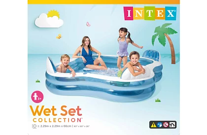 Piscină gonflabilă 882 litri – 229 × 229 × 66 cm I56475NP