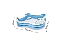 Piscină gonflabilă 882 litri – 229 × 229 × 66 cm I56475NP