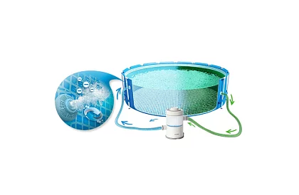 Pompa de filtrare pentru piscină C330, 1250 l/h H filtr 29007 - I26602NP