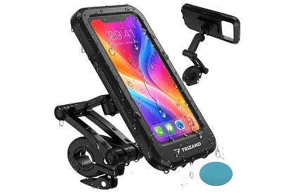 Suport pentru telefon impermeabil pentru bicicletă – dimensiune de până la 6,9"