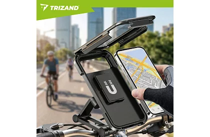 Suport pentru telefon impermeabil pentru bicicletă – dimensiune de până la 6,9"