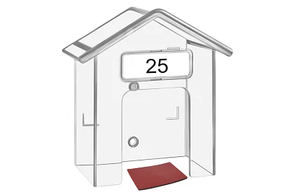 Capac de protecție pentru soneria de la ușă