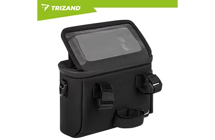 Geantă rezistentă la apă pentru ghidonul bicicletei cu suport pentru telefon