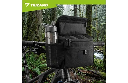 Geantă rezistentă la apă pentru ghidonul bicicletei cu suport pentru telefon