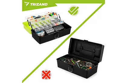 Cutia de pescuit 33 × 16 × 13 cm – organizator pentru uneltele de pescuit