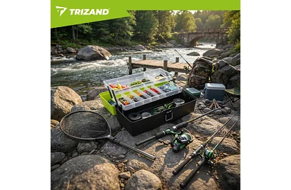Cutia de pescuit 33 × 16 × 13 cm – organizator pentru uneltele de pescuit