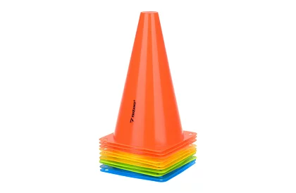 Conuri de antrenament colorate 23 cm – set de 10 buc.