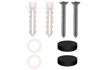 Raft de baie - negru - 50 cm