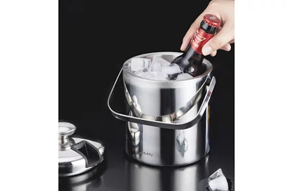 Recipient de gheață 1,3 litri – găleată cu capac și clești