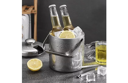 Recipient de gheață 1,3 litri – găleată cu capac și clești