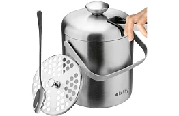 Recipient de gheață 1,3 litri – găleată cu capac și clești