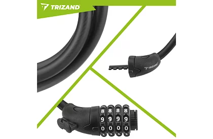 Zăvor de cod din oțel 120 cm – pentru bicicletă și echipament