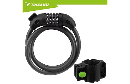 Zăvor de cod din oțel 120 cm – pentru bicicletă și echipament