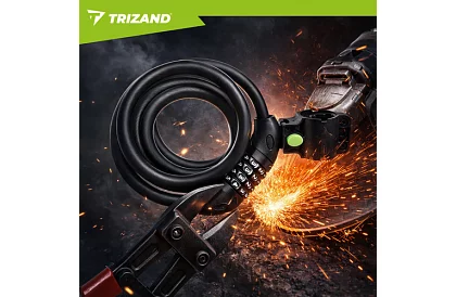 Zăvor de cod din oțel 120 cm – pentru bicicletă și echipament