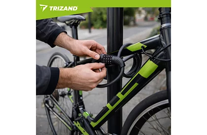 Zăvor de cod din oțel 120 cm – pentru bicicletă și echipament