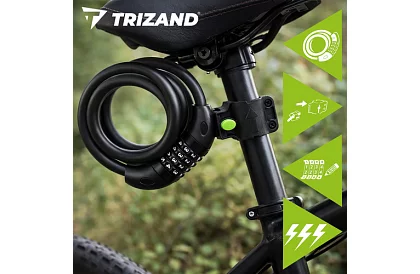 Zăvor de cod din oțel 120 cm – pentru bicicletă și echipament