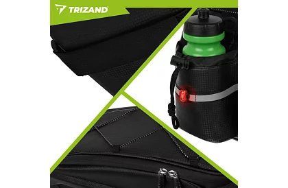 Geantă pentru suportul din spate 10 l – geantă de bicicletă impermeabilă 39 × 20 × 15 cm