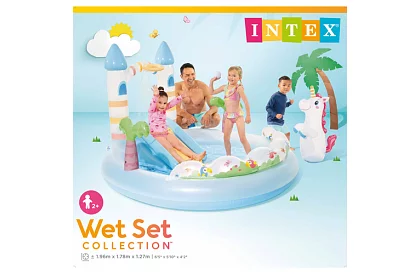 Teren de joacă gonflabil pentru apă 196x178x127 cm - Castel I56148NP