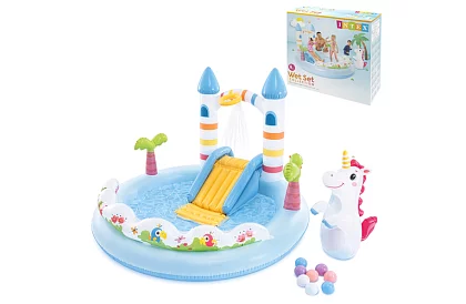 Teren de joacă gonflabil pentru apă 196x178x127 cm - Castel I56148NP