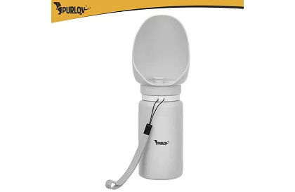 Sticlă pliabilă cu bol - sticlă de călătorie pentru apă 550 ml