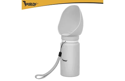 Sticlă pliabilă cu bol - sticlă de călătorie pentru apă 550 ml