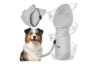 Sticlă pliabilă cu bol - sticlă de călătorie pentru apă 550 ml