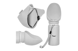 Sticlă pliabilă cu bol - sticlă de călătorie pentru apă 550 ml