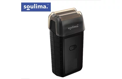 Rasoir électrique pour barbe avec écran LED - USB-C, 2 lames, 2 couteaux, étui