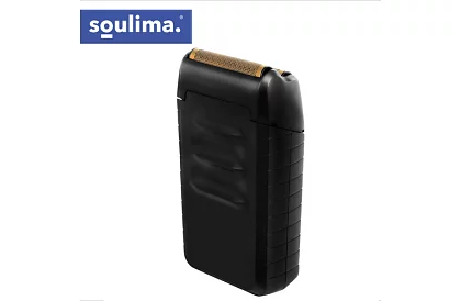 Rasoir électrique pour barbe avec écran LED - USB-C, 2 lames, 2 couteaux, étui