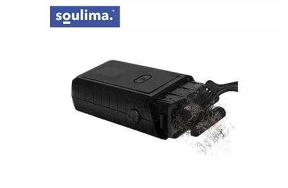 Rasoir électrique pour barbe avec écran LED - USB-C, 2 lames, 2 couteaux, étui