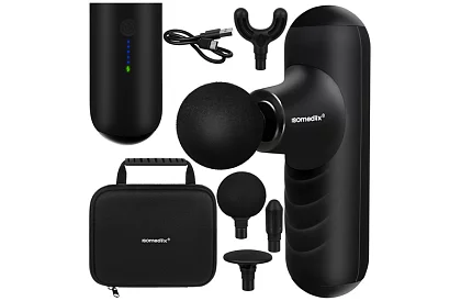 Pistolă de masaj compactă 5 moduri - Reîncărcabilă 2 x 2500 mAh