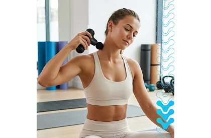 Pistolă de masaj compactă 5 moduri - Reîncărcabilă 2 x 2500 mAh