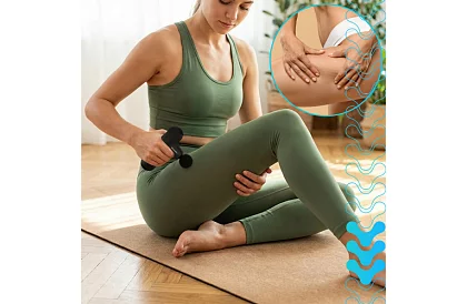 Pistolă de masaj compactă 5 moduri - Reîncărcabilă 2 x 2500 mAh