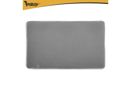 Saltea pentru litiera pisicii care reține murdăria 75 x 55 cm - gri