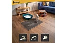 Saltea pentru litiera pisicii care reține murdăria 75 x 55 cm - gri