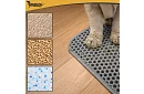 Saltea pentru litiera pisicii care reține murdăria 75 x 55 cm - gri