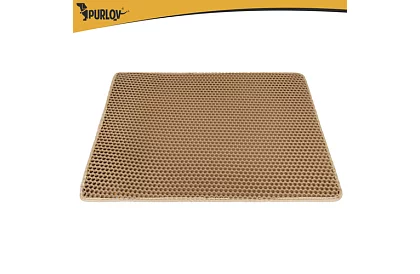 Culoar pentru litiera pisicii care reține murdăria 75 x 55 cm – bej