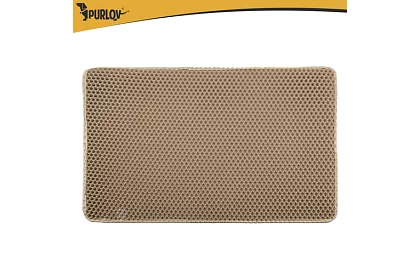Culoar pentru litiera pisicii care reține murdăria 75 x 55 cm – bej