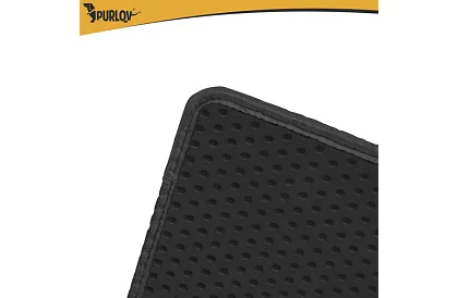 Saltea pentru toaletă pentru pisici, reținând murdăria 75 x 55 cm - negru