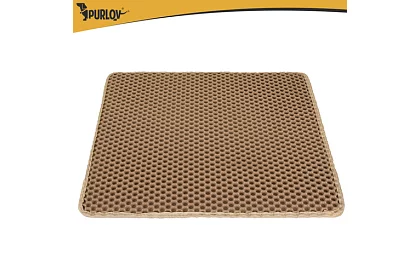 Culoar pentru litiera pisicii care reține murdăria 60 x 45 cm – bej
