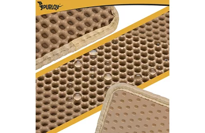 Culoar pentru litiera pisicii care reține murdăria 60 x 45 cm – bej