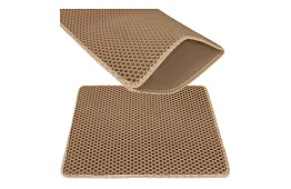 Culoar pentru litiera pisicii care reține murdăria 60 x 45 cm – bej