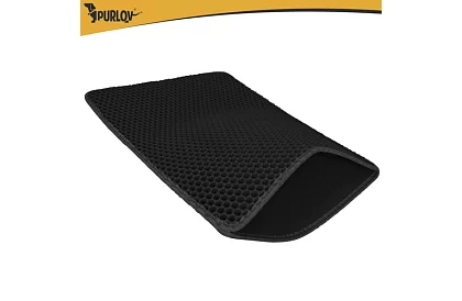 Culoar pentru litiera pisicii care reține murdăria 60 x 45 cm – negru