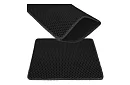 Culoar pentru litiera pisicii care reține murdăria 60 x 45 cm – negru