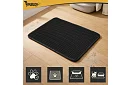 Culoar pentru litiera pisicii care reține murdăria 60 x 45 cm – negru
