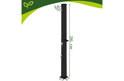 Dușă solară de grădină 35 Litri + accesorii