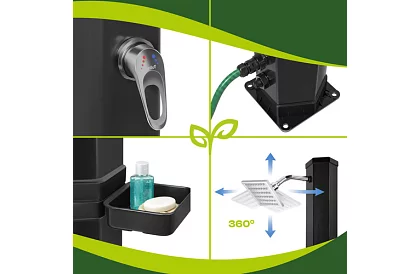 Dușă solară de grădină 35 Litri + accesorii