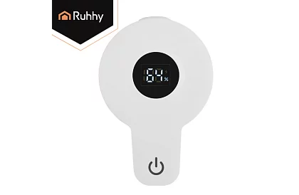 Dispenser automat de săpun LCD fără contact 420 ml - alb